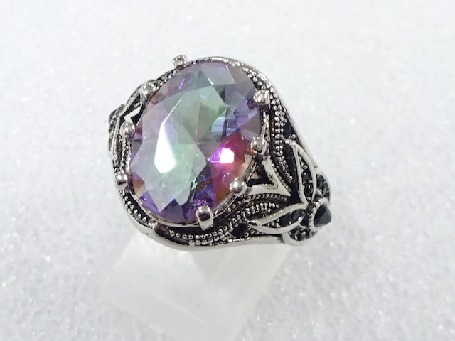 色石　指輪(17号)